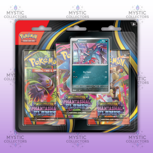 Pokémon: Mega Evolution - Phantasmal Flames 3 Pack Blister