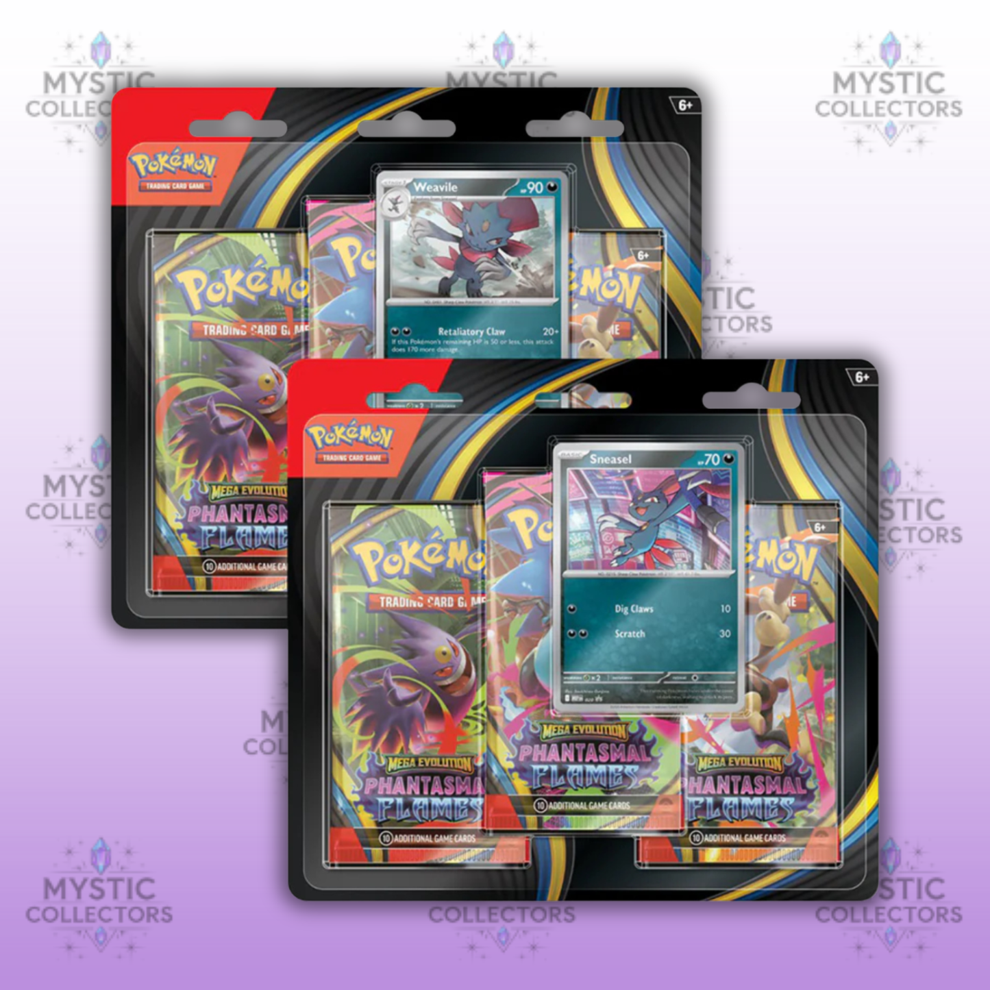 Pokémon: Mega Evolution - Phantasmal Flames 3 Pack Blister