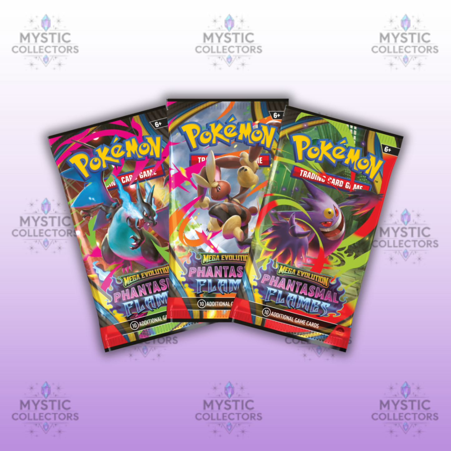 Pokémon: Mega Evolution - Phantasmal Flames 3 Pack Blister