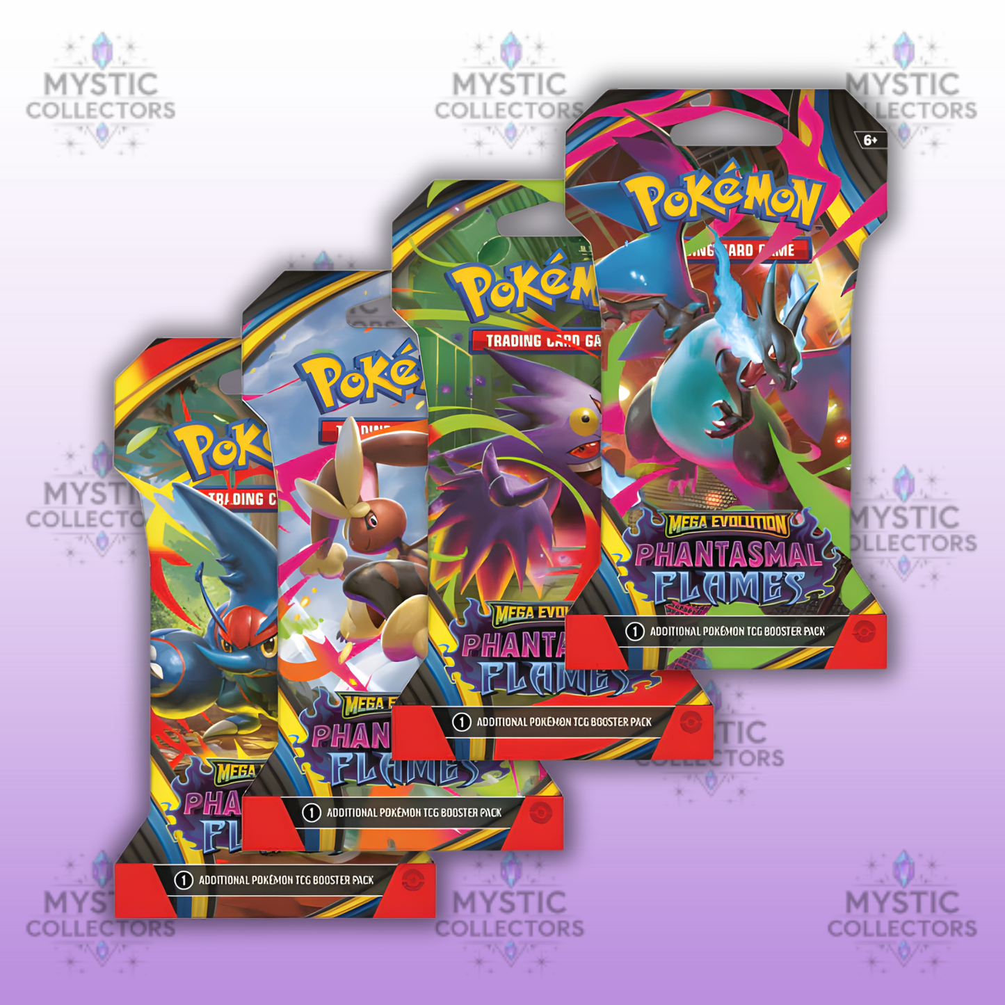 Pokémon - Mega Evolution Phantasmal Flames - Sleeved Booster Pack